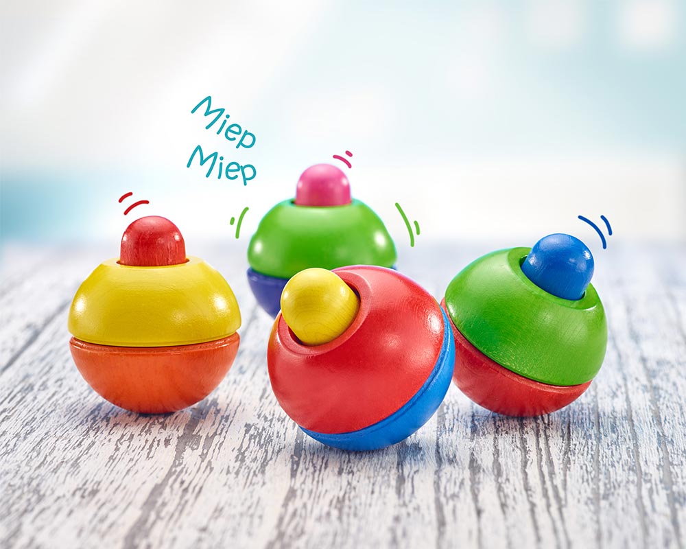 Squeaky ball Wooden Toys Selecta