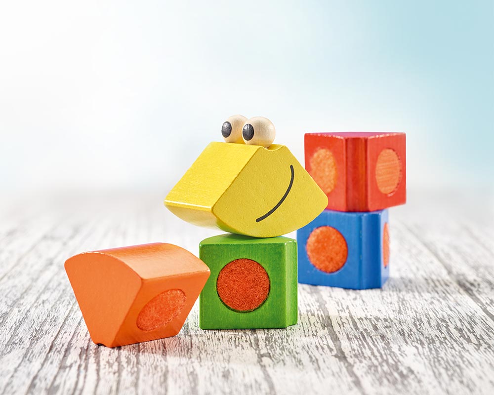 wooden stacking game velcro