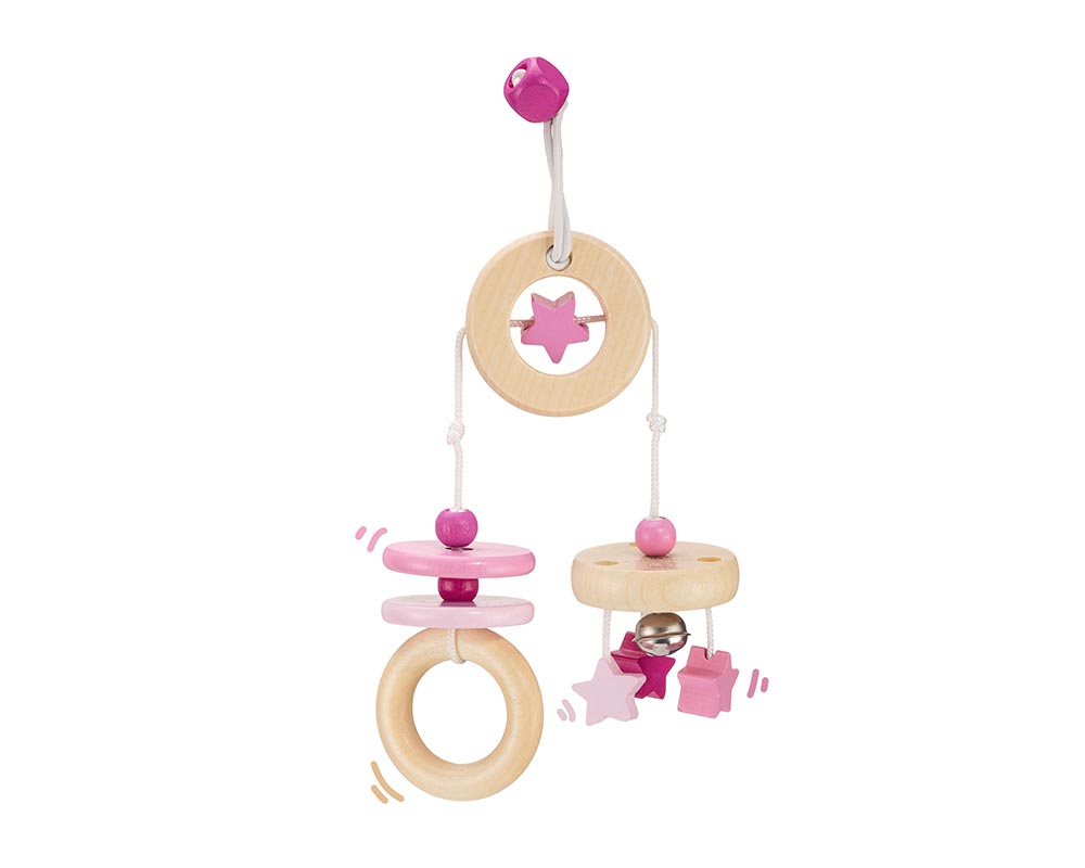 wooden mini trapeze pink bellybutton