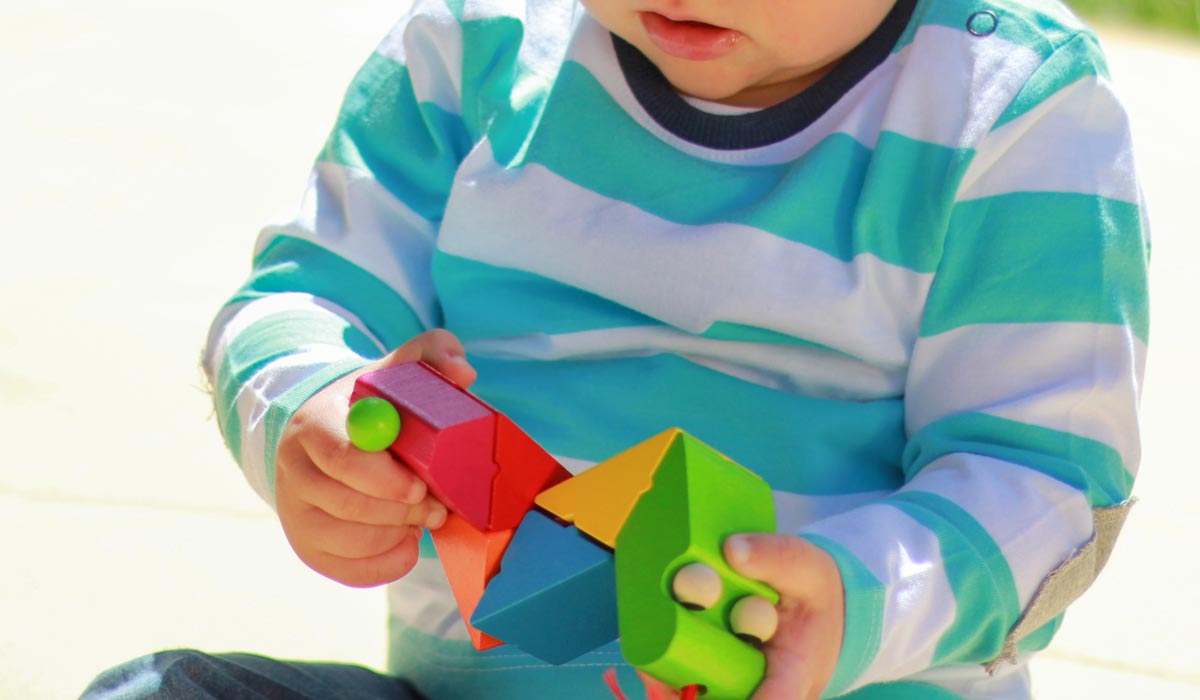 wooden shape sorter toy