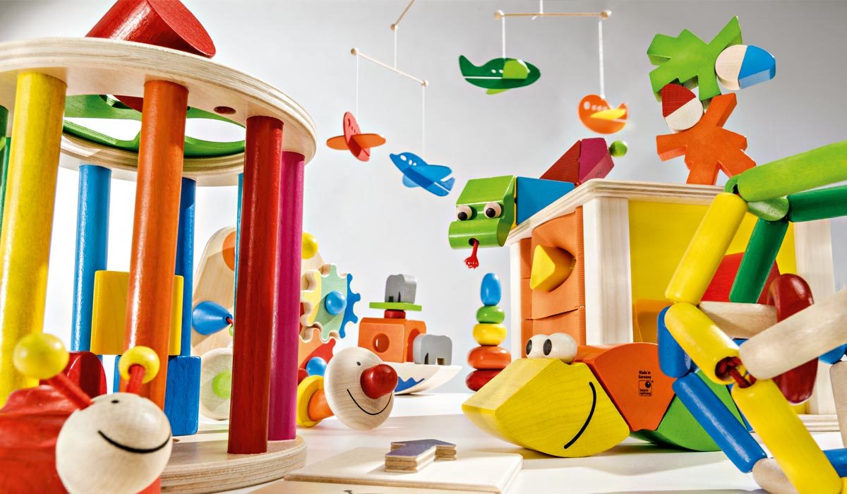 wooden toy playroom