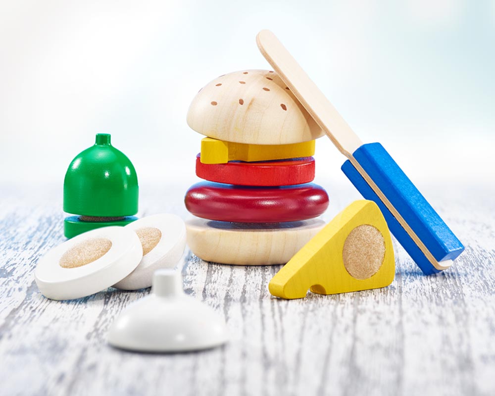 children's play food with velcro