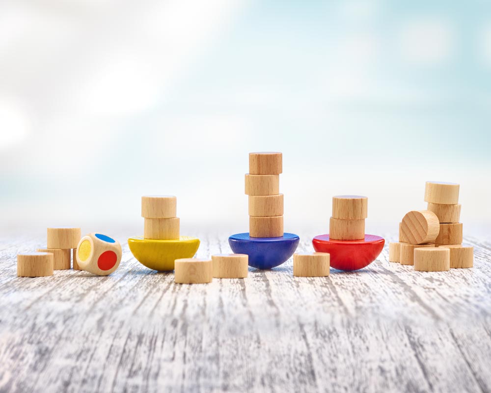 wooden balance game dexterity