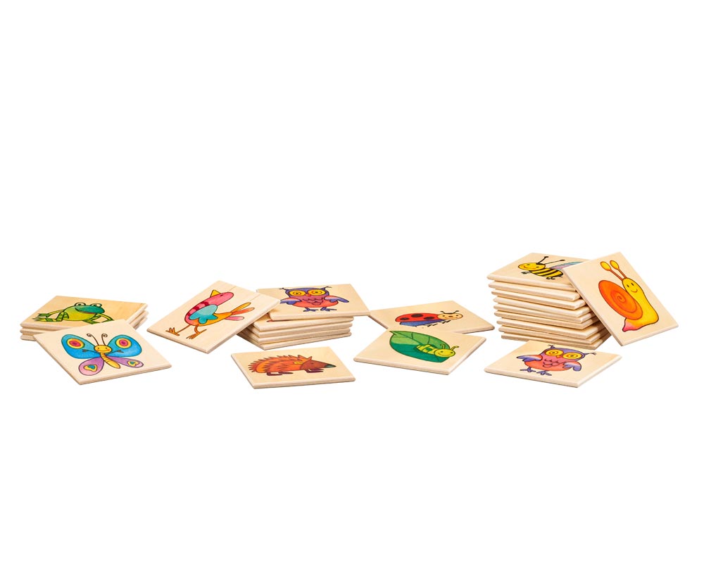 wooden memo game animals pepito