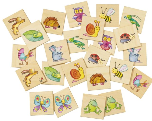 wooden memo game animals pepito