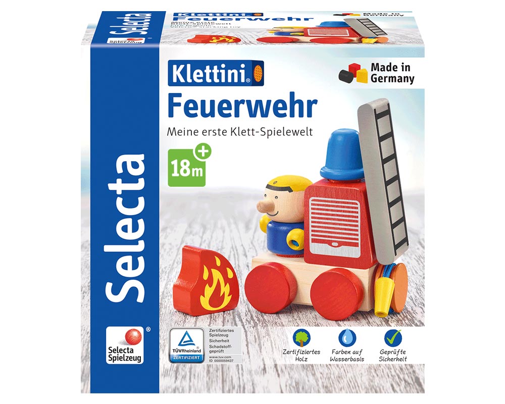 KLETTINI® fire brigade, Velcro® stacking toy Packshots