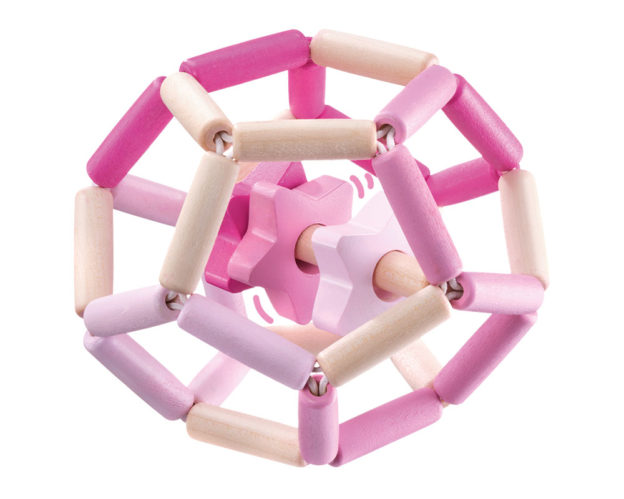 star dance pink wooden toy selecta