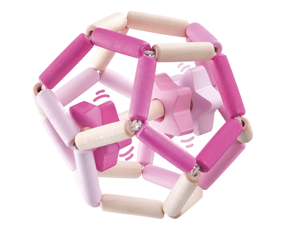 pink wooden toys