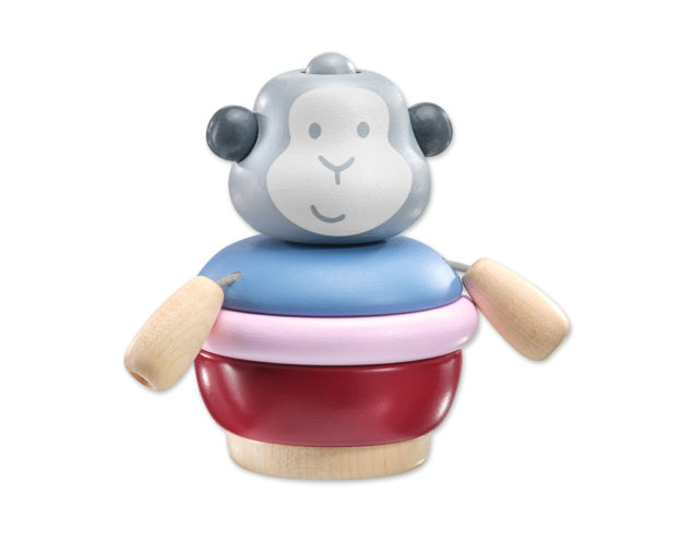 Stacking monkey bellybutton