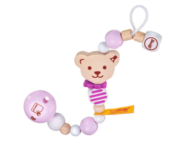 Pacifier chain pink