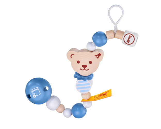 Pacifier Chain blue Steiff