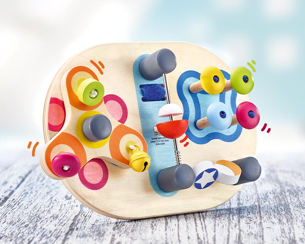 Spintivity wooden motor skills game dexterity