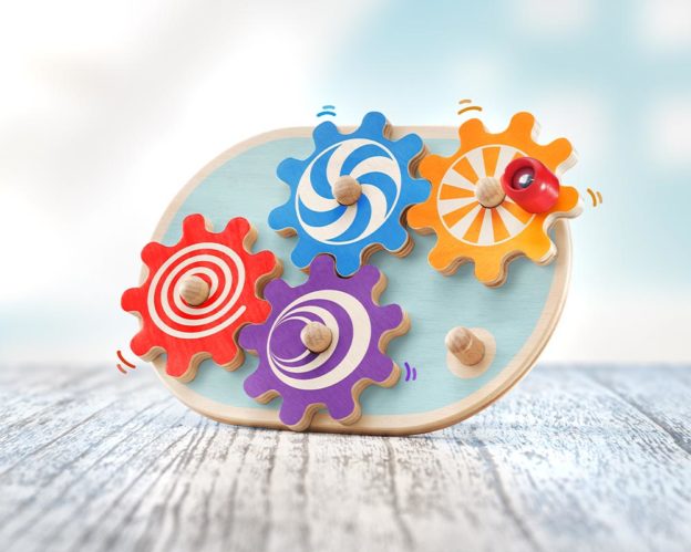 Lollivella Colourful gearwheel game