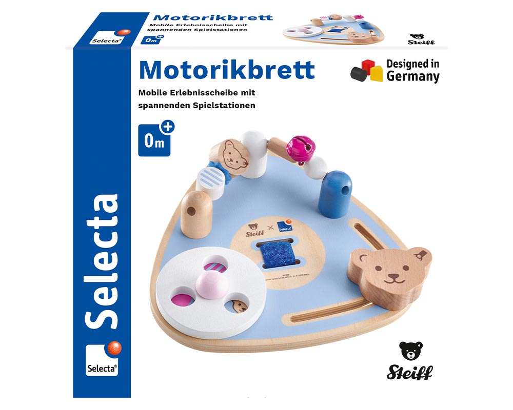 Steiff Motor activity board wooden toy Packshot