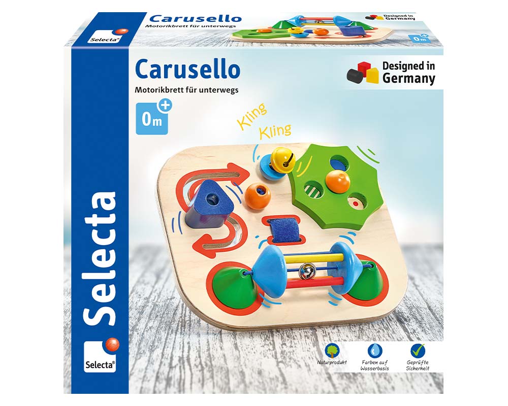 Carusello motor skills wooden toy packshot
